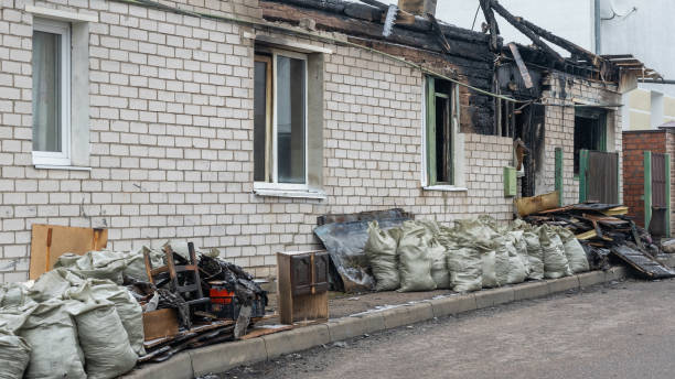 Professional Fire Damage Removal technician working in Berlin, MD